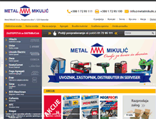Tablet Screenshot of metalmikulic.si